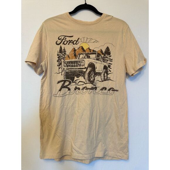 Goodfellow Ford Bronco Ford Officially Licensed Tan T Shirt Size M - Picture 2 of 5